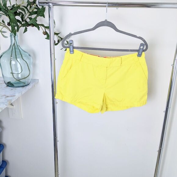 Neon Yellow J. Crew Factory Chino Shorts - Picture 3 of 11